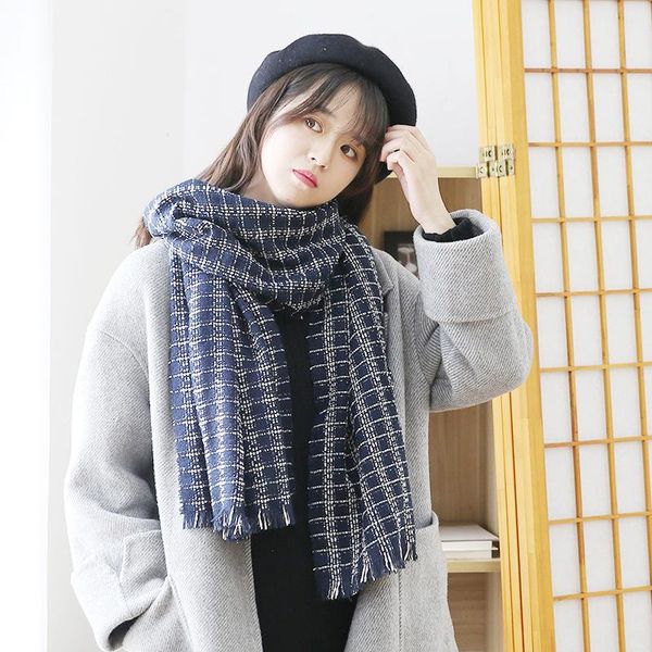 scarves arrival fashion autumn winter long temperament soft fresh scarf comfortable shawl warm women thick knit cute trend, Blue;gray
scarves arrival fashion autumn winter long temperament soft fresh scarf comfortable shawl warm women thick knit cute trend, Blue;gray