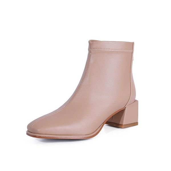 boots genuine leather retro square toe rear zipper ankle 2021 autumn winter heel all match women shoes size 34-39, Black
boots genuine leather retro square toe rear zipper ankle 2021 autumn winter heel all match women shoes size 34-39, Black