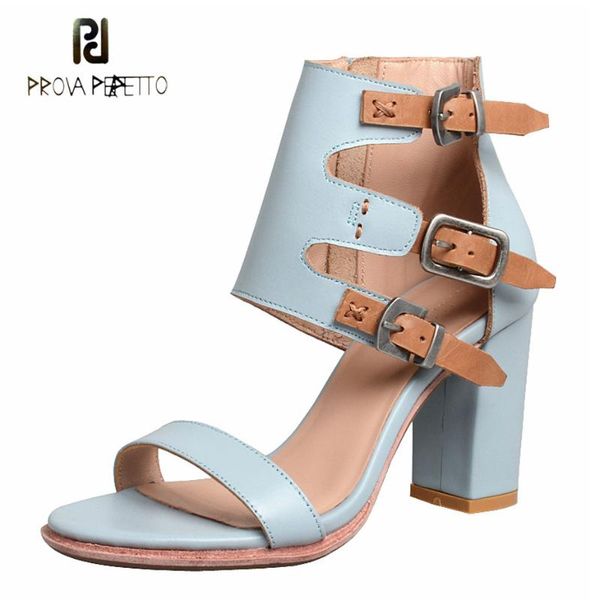 prova perfetto 2021 arrival cow leather chunky high heel sandals women buckle strap patchwork open toe gladiator, Black
prova perfetto 2021 arrival cow leather chunky high heel sandals women buckle strap patchwork open toe gladiator, Black