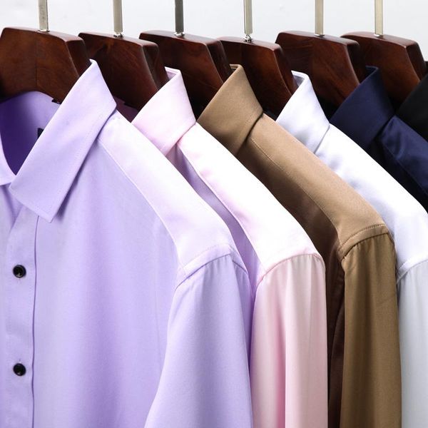 men's dress shirts anti-wrinkle no-ironing elasticity slim fit men casual long sleeved shirt white black blue red male social formal
men's dress shirts anti-wrinkle no-ironing elasticity slim fit men casual long sleeved shirt white black blue red male social formal