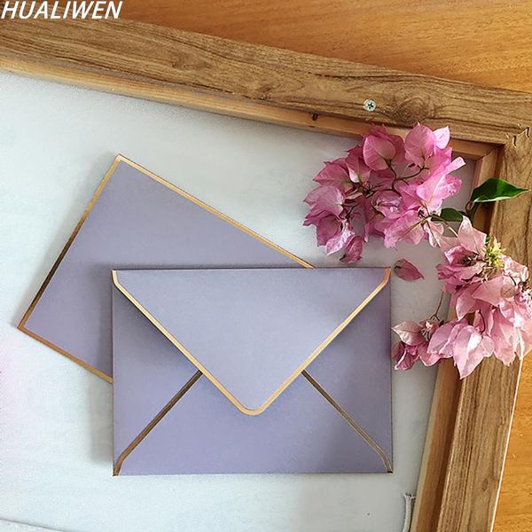 10pcs/lot wedding business invitation lavender stamping retro atmosphere high-end envelope 14*19cm gift wrap
10pcs/lot wedding business invitation lavender stamping retro atmosphere high-end envelope 14*19cm gift wrap