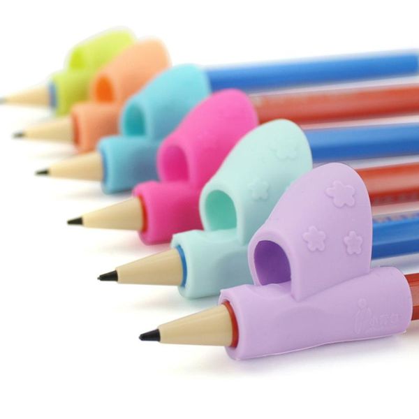3pcs/set children pencil holder pen writing aid grip posture correction tool convenient accessories device refills, Black;red
3pcs/set children pencil holder pen writing aid grip posture correction tool convenient accessories device refills, Black;red