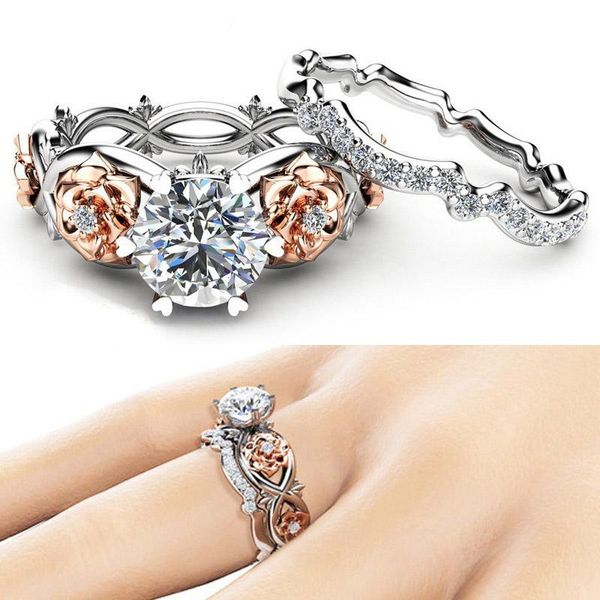 wedding rings rose flower crystal silvery allergy women and men couple fashion jewelry drop, Slivery;golden
wedding rings rose flower crystal silvery allergy women and men couple fashion jewelry drop, Slivery;golden
