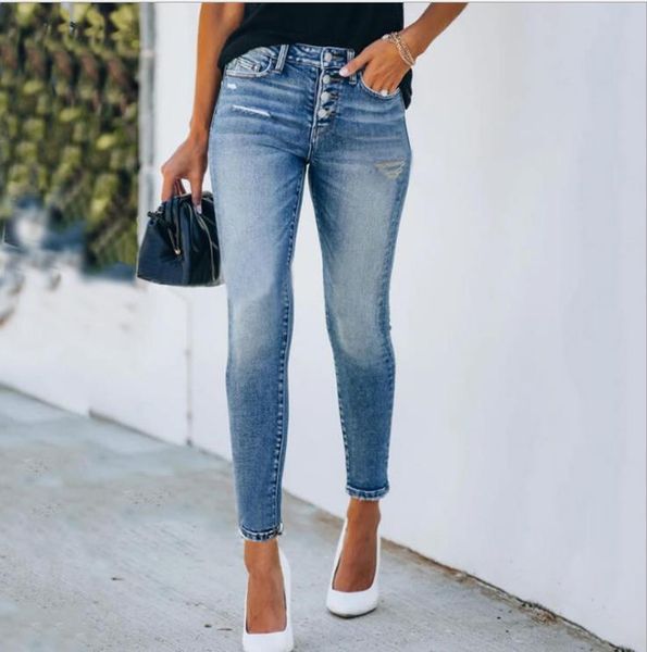 women's jeans skinny 2021 autumn slim denim pencil stretch high waist wash trousers fashion hip lift jean pants y2k, Blue
women's jeans skinny 2021 autumn slim denim pencil stretch high waist wash trousers fashion hip lift jean pants y2k, Blue