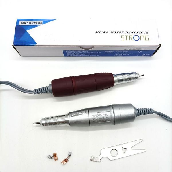 nail drill & accessories micro motor handpiece strong 120 type 35000rpm for 210 90 204 207 marathon control box electric manicure pen handle
nail drill & accessories micro motor handpiece strong 120 type 35000rpm for 210 90 204 207 marathon control box electric manicure pen handle
