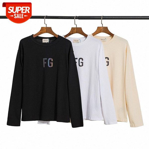 fog sixth season reflective fg letter round neck long sleeve t-shirt european and american trend style thin #ky81, White;black
fog sixth season reflective fg letter round neck long sleeve t-shirt european and american trend style thin #ky81, White;black