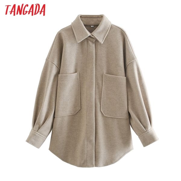 women oversize solid wool thick coats jacket pocket ladies elegant autumn winter coat qj55 210416, Black
women oversize solid wool thick coats jacket pocket ladies elegant autumn winter coat qj55 210416, Black