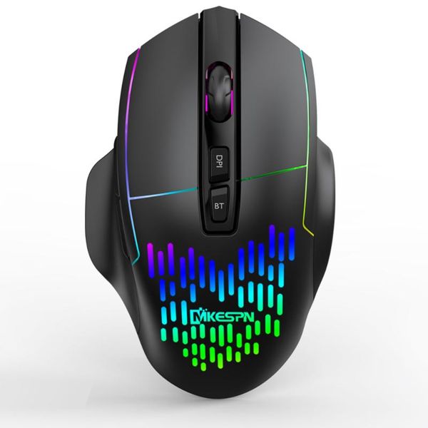 mice wireless mouse rechargeable triple-mode (bt5.0&bt3.0&2.4g) breathing light 3 adjustable dpi levels plug n play black
mice wireless mouse rechargeable triple-mode (bt5.0&bt3.0&2.4g) breathing light 3 adjustable dpi levels plug n play black
