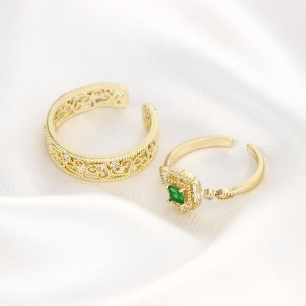 wedding rings 1pc korean heart pattern lace ring for women crystal green gem bling zircon femme bridal jewelry accessories, Slivery;golden
wedding rings 1pc korean heart pattern lace ring for women crystal green gem bling zircon femme bridal jewelry accessories, Slivery;golden