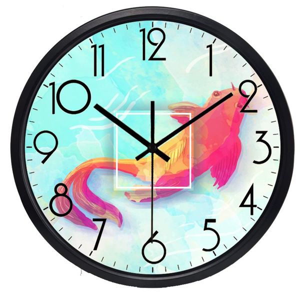 wall clocks water color animal goldfish clock for children room, living room no sound
wall clocks water color animal goldfish clock for children room, living room no sound