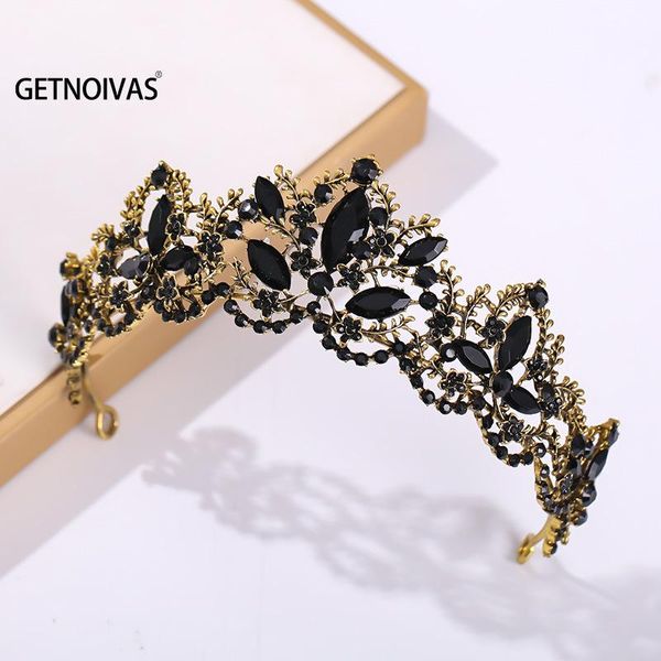 hair clips & barrettes bridal crown headwear wedding birthday headdress black rhinestones retro luxury accessories for female sl, Golden;silver
hair clips & barrettes bridal crown headwear wedding birthday headdress black rhinestones retro luxury accessories for female sl, Golden;silver