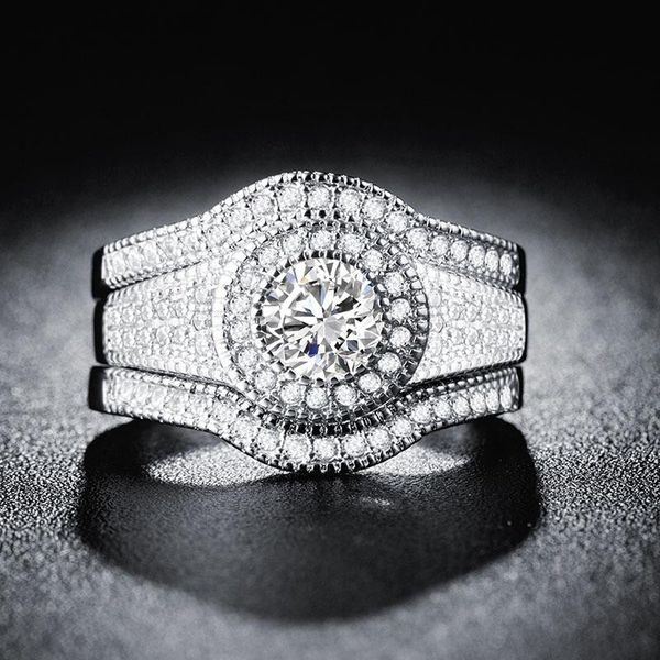 cluster rings 2021 luxury round 925 sterling silver wedding ring set dubai africa for women lady anniversary gift jewelry wholesale r5394, Golden;silver
cluster rings 2021 luxury round 925 sterling silver wedding ring set dubai africa for women lady anniversary gift jewelry wholesale r5394, Golden;silver