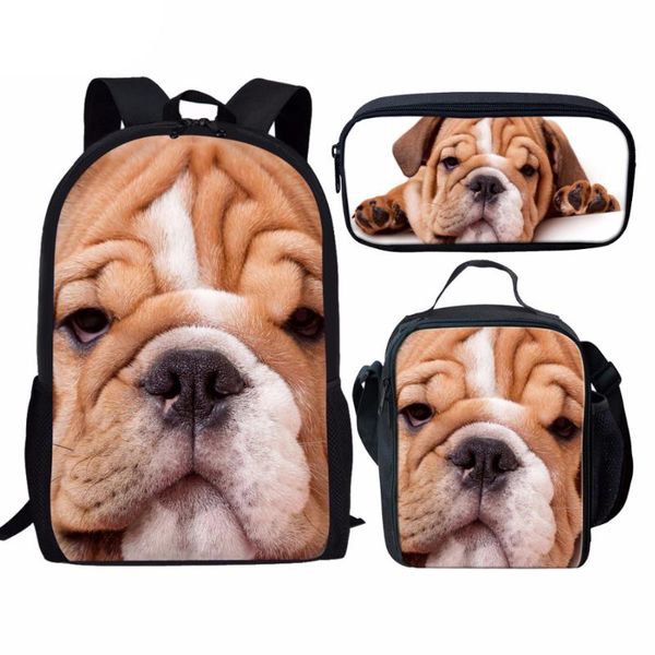 customzied 3pcs shar-pei dog print school backpack children book bag for teenager student satchel rucksack moclila bags
customzied 3pcs shar-pei dog print school backpack children book bag for teenager student satchel rucksack moclila bags