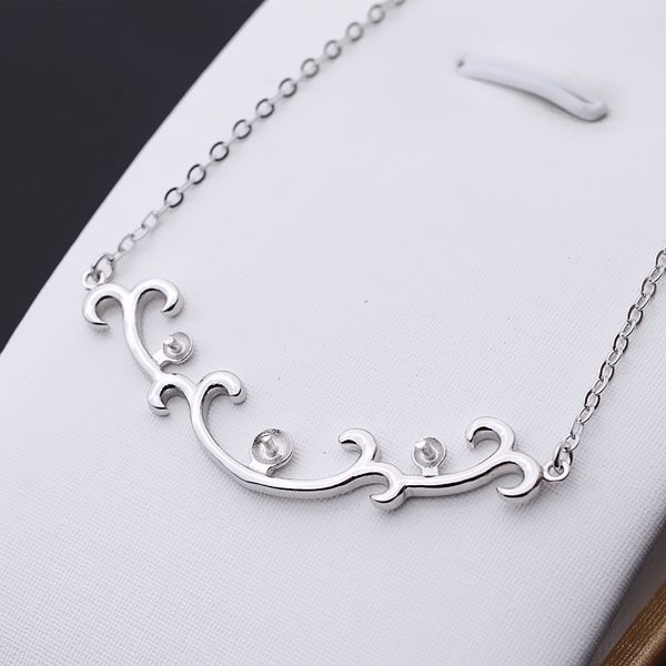 diy jewelry accessories s925 silver simple necklace multi bead pendant 5-7 pearl chain clavicle 300
diy jewelry accessories s925 silver simple necklace multi bead pendant 5-7 pearl chain clavicle 300
