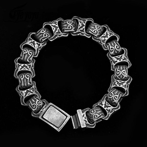 retro stainless steel cast metal bracelet men pattern chain mens bracelets male biker jewellery gifts for boyfriend charm, Golden;silver
retro stainless steel cast metal bracelet men pattern chain mens bracelets male biker jewellery gifts for boyfriend charm, Golden;silver