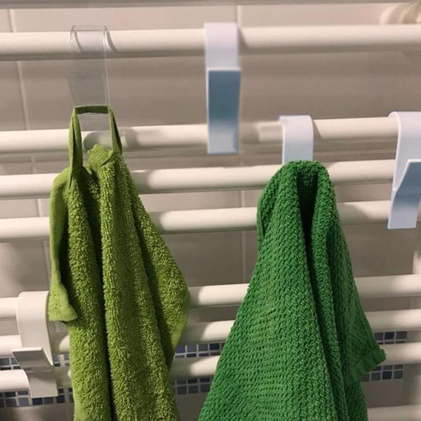 hooks & rails towel mop hanger storage holders clothes hat rail radiator tubular bath hook holder high quality