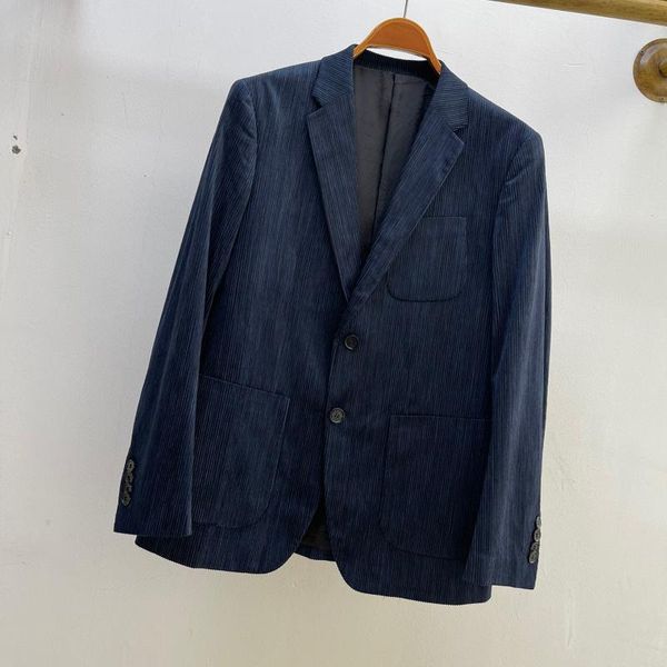 men's suits & blazers andonaimi corduroy suit two-button formal jacket two-color optional light luxury business casual clothes, White;black 
men's suits & blazers andonaimi corduroy suit two-button formal jacket two-color optional light luxury business casual clothes, White;black
