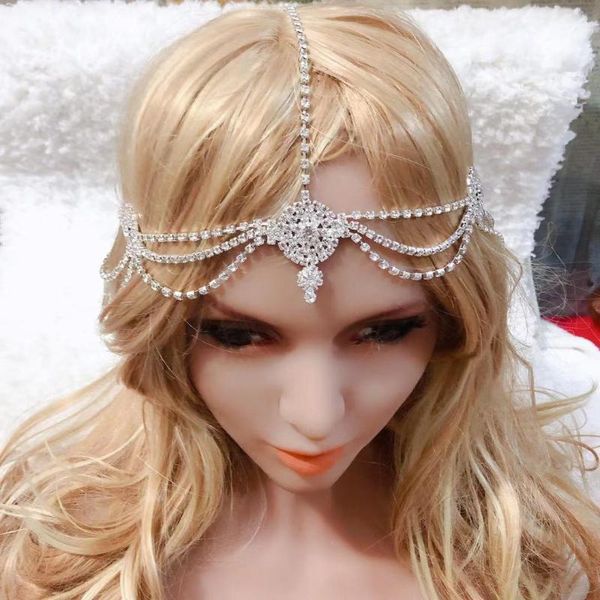 hair clips & barrettes bohemian round bridal headdress shining crystal rhinestone chain with hat wedding banquet forehead jewelry, Golden;silver
hair clips & barrettes bohemian round bridal headdress shining crystal rhinestone chain with hat wedding banquet forehead jewelry, Golden;silver