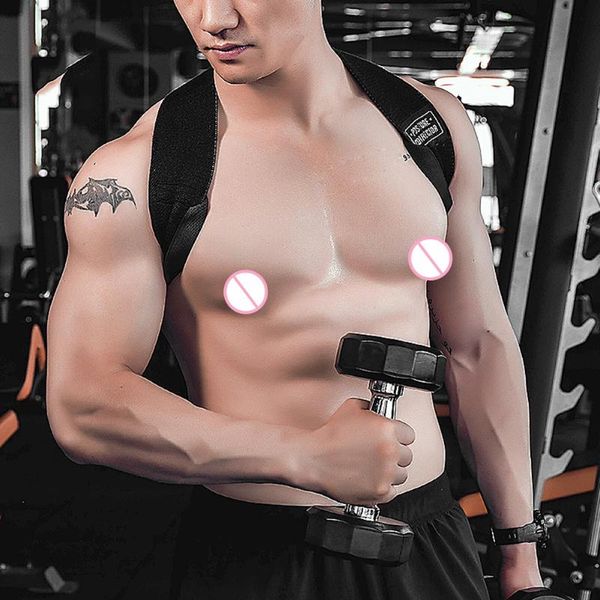 back shoulder support brace strap clavicle spine posture corrector for working-out comfortable decoration women men elbow & knee pads, Black;gray
back shoulder support brace strap clavicle spine posture corrector for working-out comfortable decoration women men elbow & knee pads, Black;gray