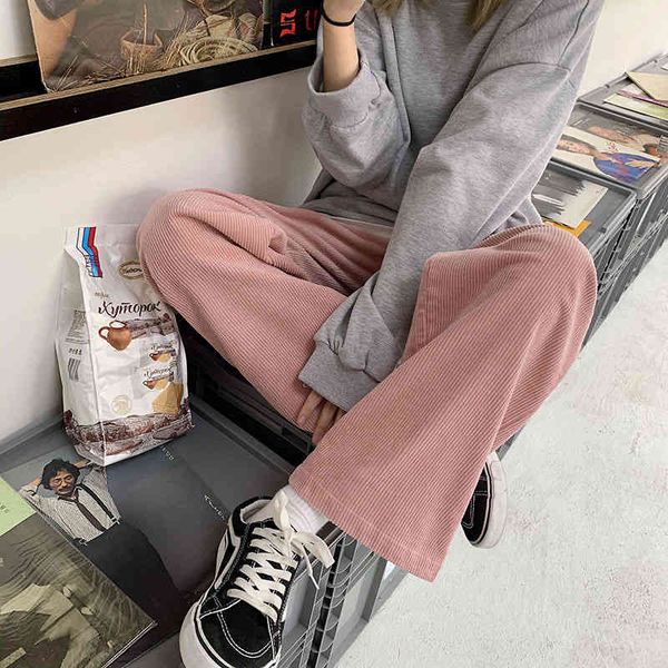 women's pants & capris pr corduroy casual for women autumn fashion woman trousers streetwear loose oversized korean female 6x6h, Black;white
women's pants & capris pr corduroy casual for women autumn fashion woman trousers streetwear loose oversized korean female 6x6h, Black;white