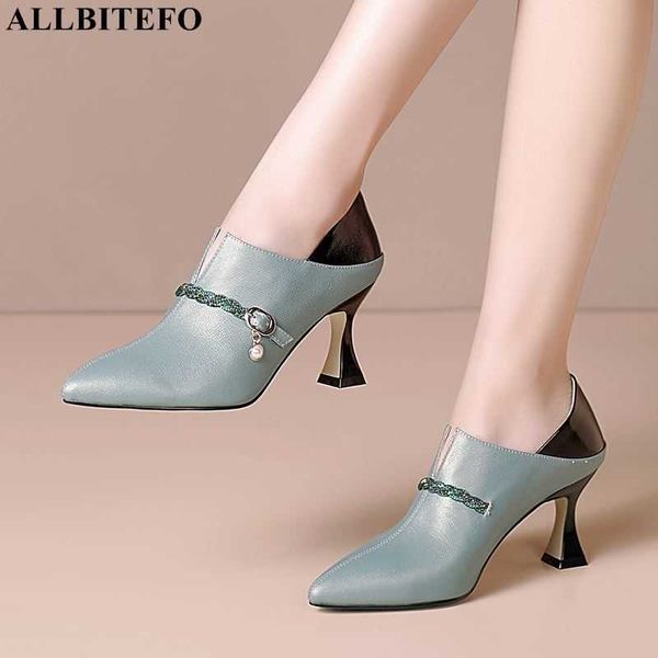 allbitefo size 33-43 ribbon design genuine leather high heels sky blue stiletto pumps fashion women heels high heel shoes 210611, Black
allbitefo size 33-43 ribbon design genuine leather high heels sky blue stiletto pumps fashion women heels high heel shoes 210611, Black