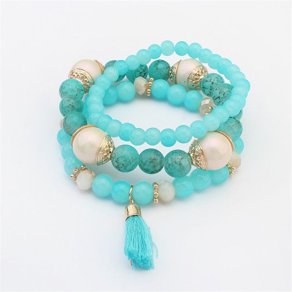bohemian sweet handmade beaded multi-layer bracelet female fashion tassel elastic jewelry wholesale beaded, strands, Black
bohemian sweet handmade beaded multi-layer bracelet female fashion tassel elastic jewelry wholesale beaded, strands, Black