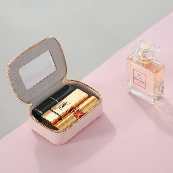 cosmetic bags & cases ladies box lipstick storage single portable bag female touch up with mirror put on lip glaze
cosmetic bags & cases ladies box lipstick storage single portable bag female touch up with mirror put on lip glaze