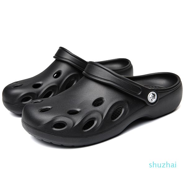 2021 high elastic hole shoes slippers indoor and outdoor fashion sandal man womens couple large size, Black
2021 high elastic hole shoes slippers indoor and outdoor fashion sandal man womens couple large size, Black
