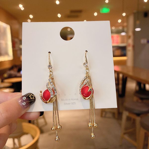 light luxury flash diamond peacock ear hook elegant forest aesthetic temperament simple fashion personality trendy earrings women, Silver
light luxury flash diamond peacock ear hook elegant forest aesthetic temperament simple fashion personality trendy earrings women, Silver
