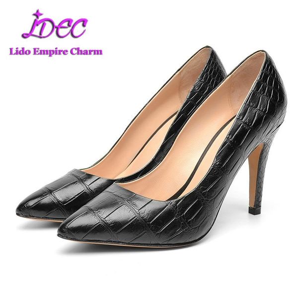 crocodile leather women's hand polished business casual shoes boots, Black
crocodile leather women's hand polished business casual shoes boots, Black