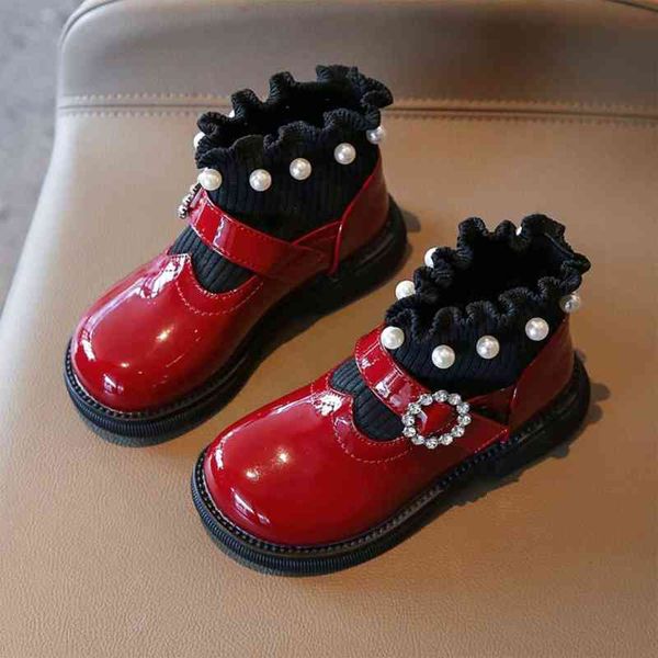 children' fashion boots shoes for girls' buckle rhinestone pearl pu leather winter fly weaving stitching short martin boots g1210, Black;grey
children' fashion boots shoes for girls' buckle rhinestone pearl pu leather winter fly weaving stitching short martin boots g1210, Black;grey