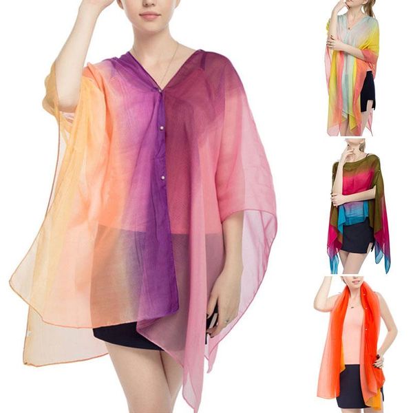 scarves 145*96cm women chiffon sunscreen driving scarf shawl summer multi-functional bikini cover beach, Blue;gray
scarves 145*96cm women chiffon sunscreen driving scarf shawl summer multi-functional bikini cover beach, Blue;gray