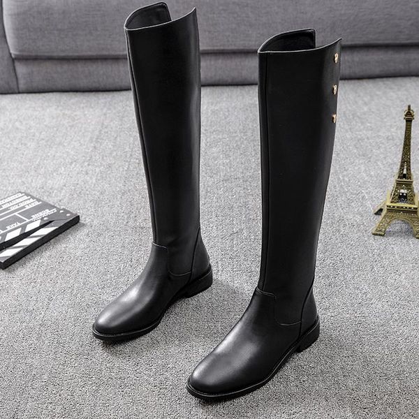 boots women genuine leather knee high cow warm long thick heels motorcycle rivet shoes woman, Black
boots women genuine leather knee high cow warm long thick heels motorcycle rivet shoes woman, Black