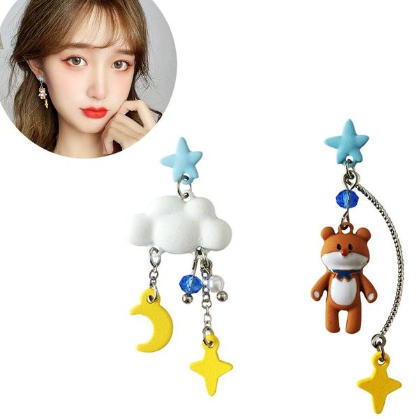 stud s925 silver pin handmade trend delicate women's elegant manual long lobe earrings bear pendants jewelry piercing ear ring, Golden;silver
stud s925 silver pin handmade trend delicate women's elegant manual long lobe earrings bear pendants jewelry piercing ear ring, Golden;silver