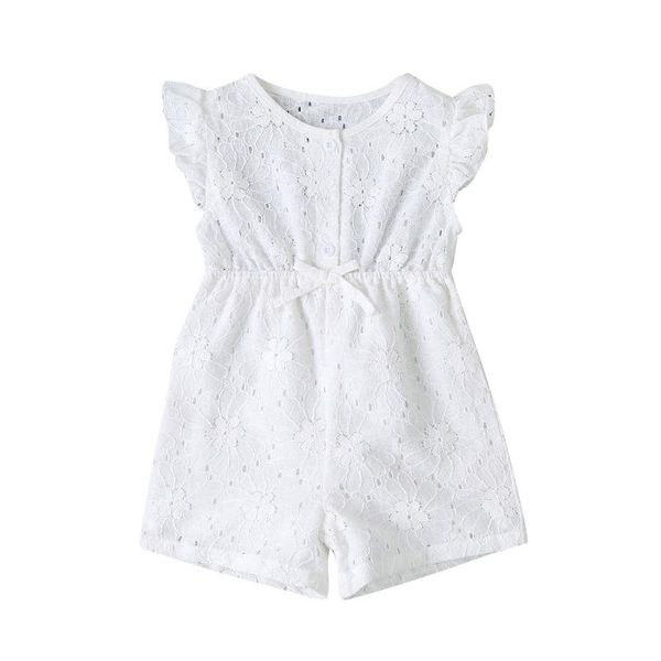 jumpsuits 0-24m fashion childrens clothing summer korean girl white lace hollow flying sleeves waist bow jumpsuit, Blue
jumpsuits 0-24m fashion childrens clothing summer korean girl white lace hollow flying sleeves waist bow jumpsuit, Blue