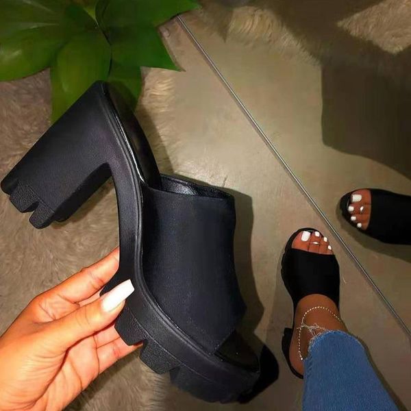 slippers woman high platform brands heel slipper mule femme summer women slides shoes plus size sli, Black
slippers woman high platform brands heel slipper mule femme summer women slides shoes plus size sli, Black