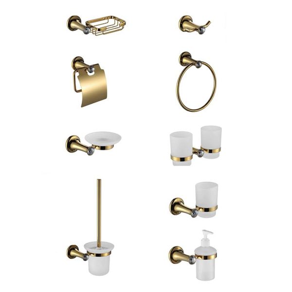crystal gold bathroom accessories set luxurious paper holder robe hook towel ring rack bar shelf soap dish shelves dispenser bath accessory
crystal gold bathroom accessories set luxurious paper holder robe hook towel ring rack bar shelf soap dish shelves dispenser bath accessory