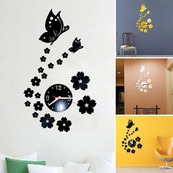 wall clocks beautiful 3d mirror butterfly flower clock sticker room decal high-resolution removable self-adhesive home decorations
wall clocks beautiful 3d mirror butterfly flower clock sticker room decal high-resolution removable self-adhesive home decorations