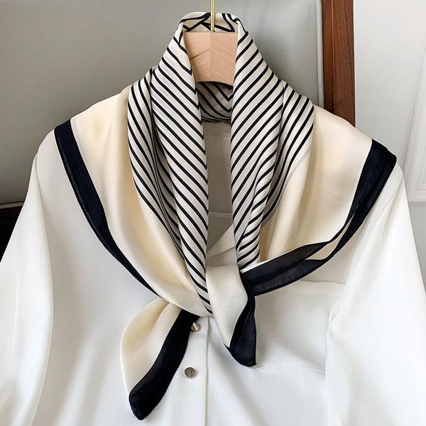 silk scarf square women stripe print shawls and wraps fashion small hair neckerchief foulard scarves hijabs 70*70cm, Blue;gray
silk scarf square women stripe print shawls and wraps fashion small hair neckerchief foulard scarves hijabs 70*70cm, Blue;gray