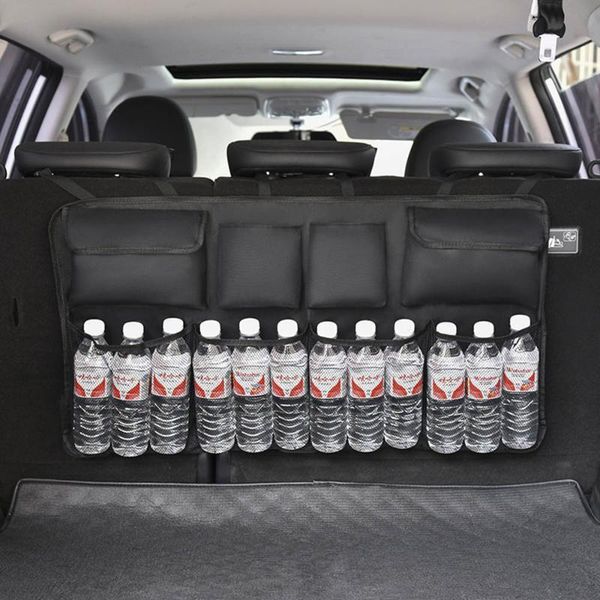 car organizer auto trunk rear seat back oxford storage bag multi hanging nets pocket water food stowing tidying accessories
car organizer auto trunk rear seat back oxford storage bag multi hanging nets pocket water food stowing tidying accessories