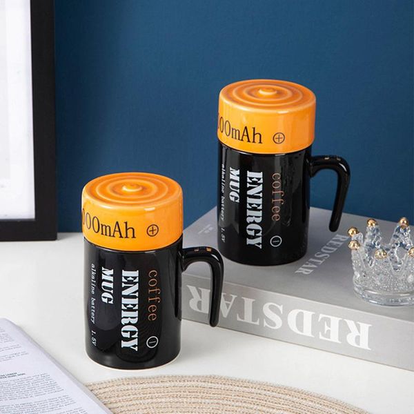 mugs 350ml 3d shape battery ceramic coffee mug with lid creative personality energy novelty tea milk juice cup christmas gift
mugs 350ml 3d shape battery ceramic coffee mug with lid creative personality energy novelty tea milk juice cup christmas gift