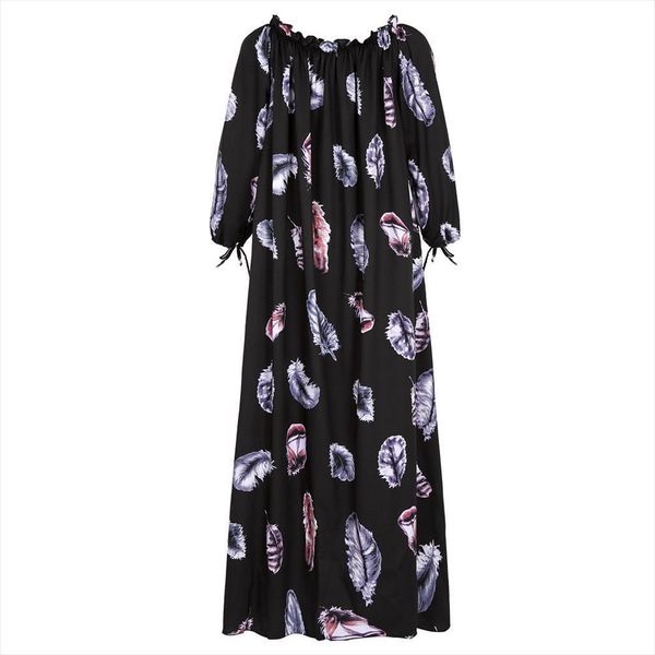 vintage floral print loose women dress a line autumn summer o neck petal 3 4 sleeve bohemian elegant party, Black;gray
vintage floral print loose women dress a line autumn summer o neck petal 3 4 sleeve bohemian elegant party, Black;gray
