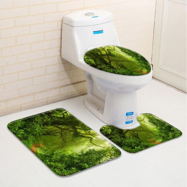 bath mats 3pcs/set natural scenery bathroom mat sets waterfall originalforest landscape decor bathtub toilet carpet non-slip rug
bath mats 3pcs/set natural scenery bathroom mat sets waterfall originalforest landscape decor bathtub toilet carpet non-slip rug