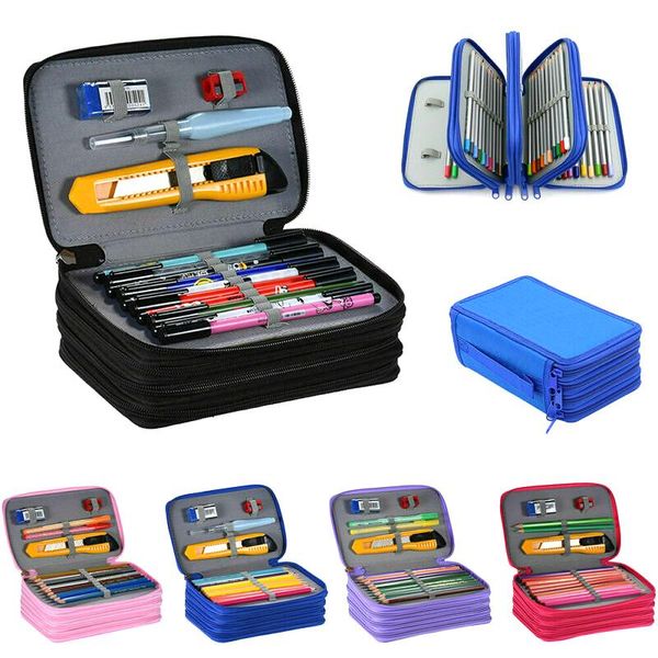 multifunction large capacity bags stationary drawing pencil case cosmetic makeup brush pouch 4 layer 72 jacks & cases
multifunction large capacity bags stationary drawing pencil case cosmetic makeup brush pouch 4 layer 72 jacks & cases