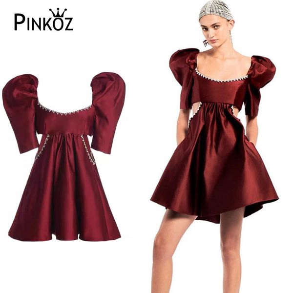 runway designer red square collar puff sleeve summer luxury party mini dress satin hollow out crystal beading dresses za 210421, Black;gray
runway designer red square collar puff sleeve summer luxury party mini dress satin hollow out crystal beading dresses za 210421, Black;gray