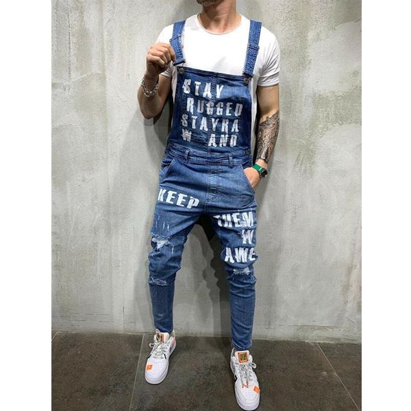 men's pants men ripped jeans jumpsuits vintage distressed denim bib overalls male suspender long trouser autumn playsuit plus size, Black
men's pants men ripped jeans jumpsuits vintage distressed denim bib overalls male suspender long trouser autumn playsuit plus size, Black