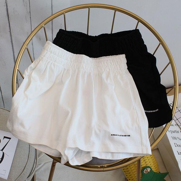 women's shorts simple korean letter printing casual summer fashion released vintage female elastic waistline chic harajuku punk, White;black
women's shorts simple korean letter printing casual summer fashion released vintage female elastic waistline chic harajuku punk, White;black