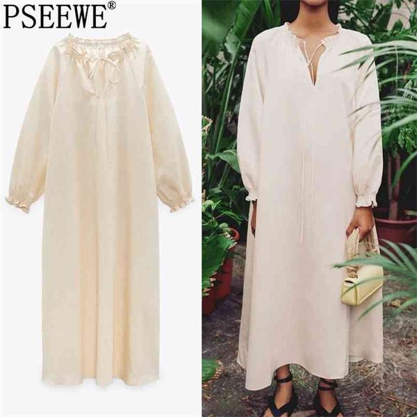 dress woman beige tunic long women fashion tied puff sleeve summer es ruffle casual women's es 210519, Black;gray
dress woman beige tunic long women fashion tied puff sleeve summer es ruffle casual women's es 210519, Black;gray