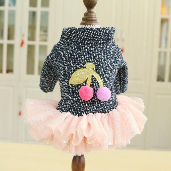 dog apparel pet warm dresses for autumn winter est tutu skirts with stars decor yarn cherry skirt fashion dress
dog apparel pet warm dresses for autumn winter est tutu skirts with stars decor yarn cherry skirt fashion dress