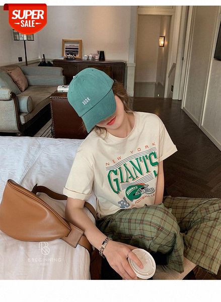 bbeginning short-sleeved t-shirt with letter print inside women's loose round neck casual bottoming shirt clothes #fs9d, White
bbeginning short-sleeved t-shirt with letter print inside women's loose round neck casual bottoming shirt clothes #fs9d, White